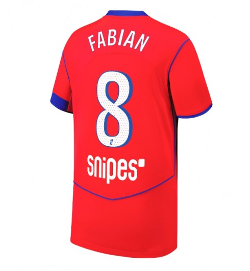 Paris Saint-Germain Fabian Ruiz #8 Alternativní Dres 2025-26 Krátký Rukáv Paris Saint-Germain Fabian Ruiz #8 Alternativní Dres 2025-26 Krátký Rukáv